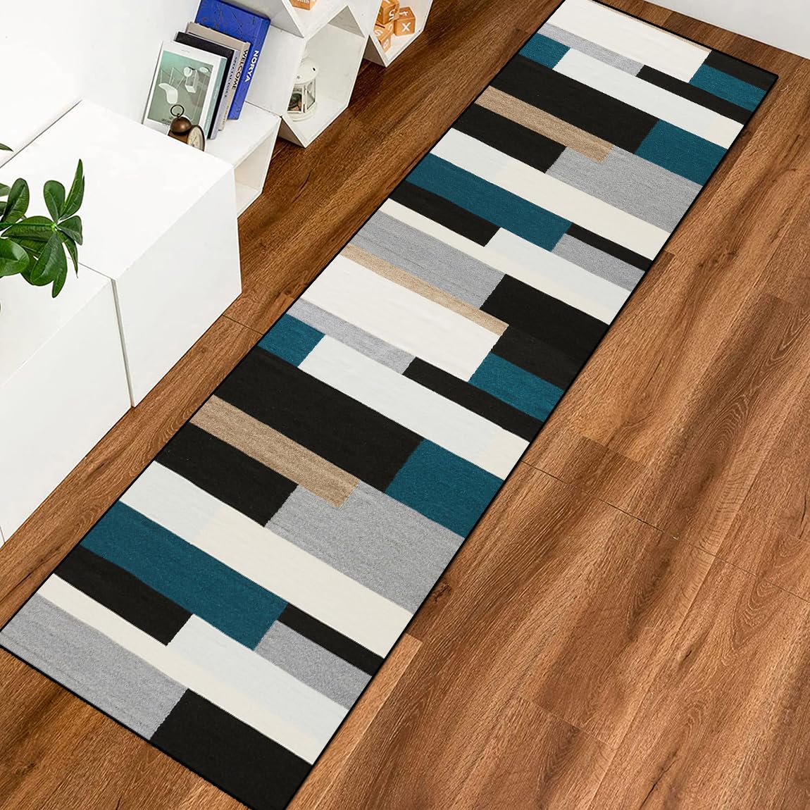 Tapis Moderne Poil Court 80x150cm - Motif Kung Fu Karaté Japonais - Doux, Antidérapant, Lavable En Machine