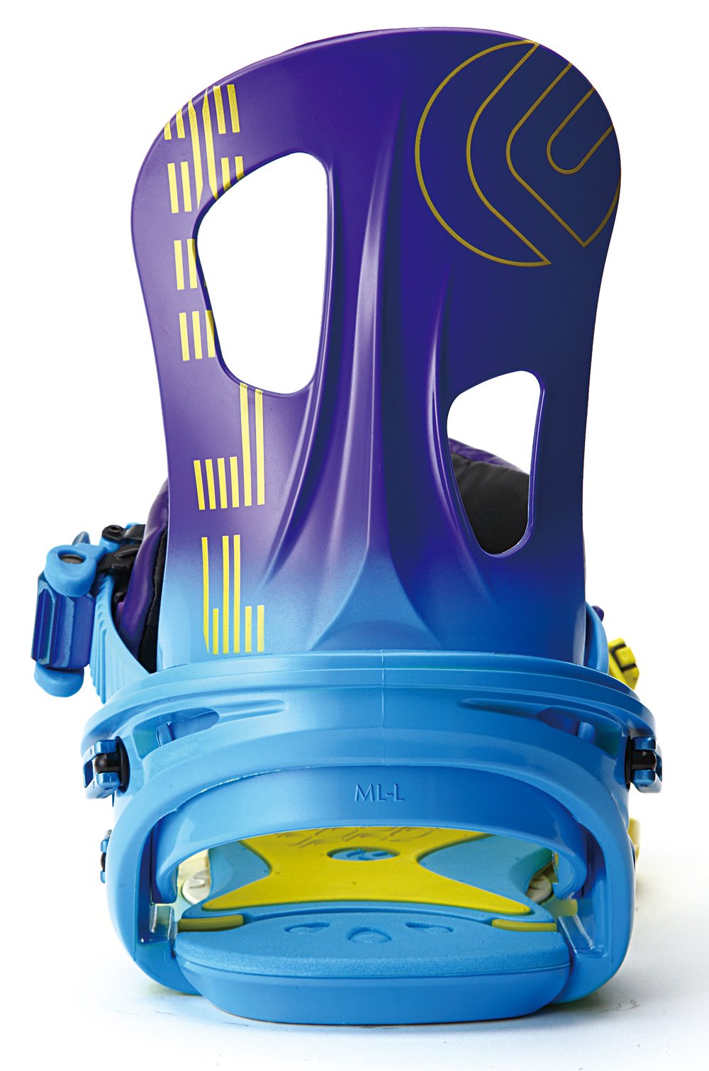 Flux Mens Snowboard Bindings (Purple/Gradation, Large),DS30