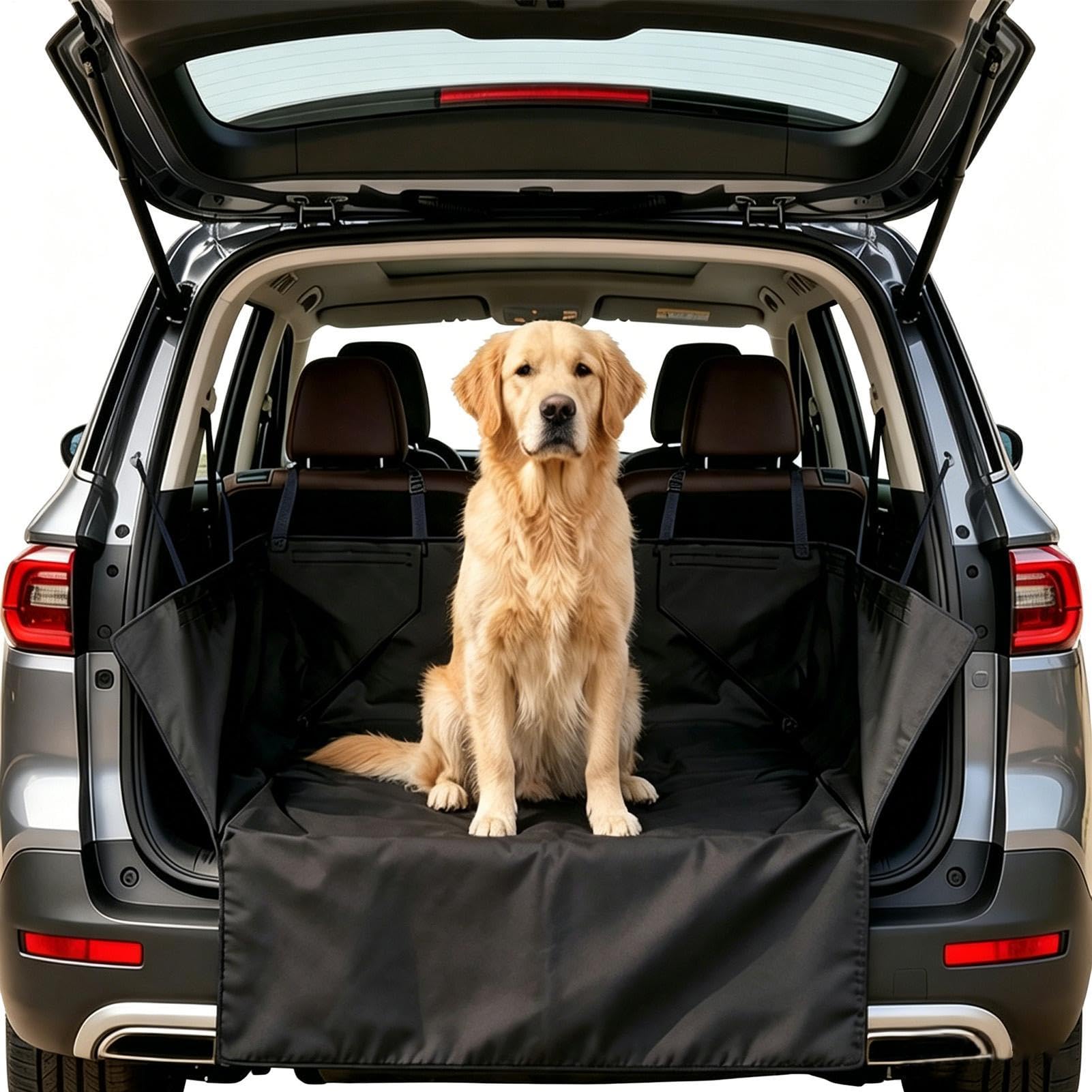 Protectora De Maletero Para Perros SUV Barrera Antideslizante e Impermeable | maletero SUV resistente a manchas y lavable Para Camioneta, Autocaravana Y Coche, Viajes Traseros