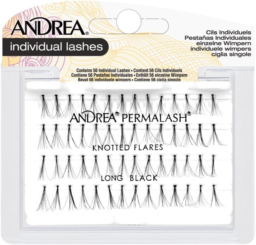 AndreaKnotted Flares Eyelashes, Long, Black