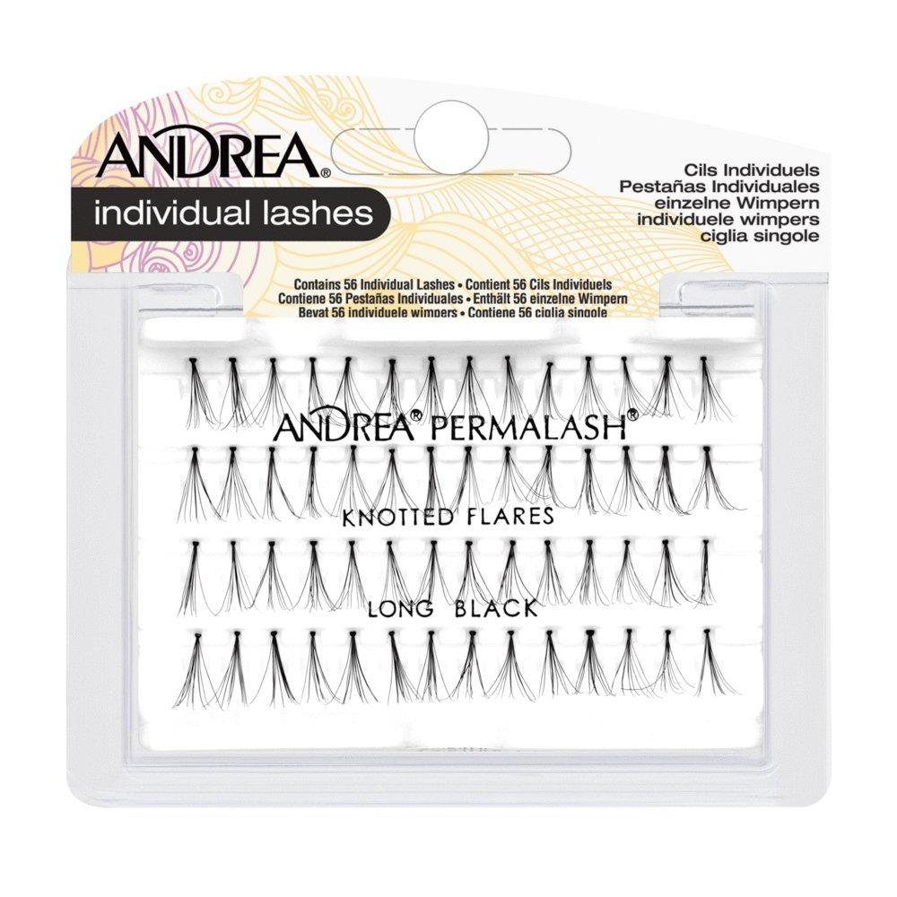 AndreaKnotted Flares Eyelashes, Long, Black