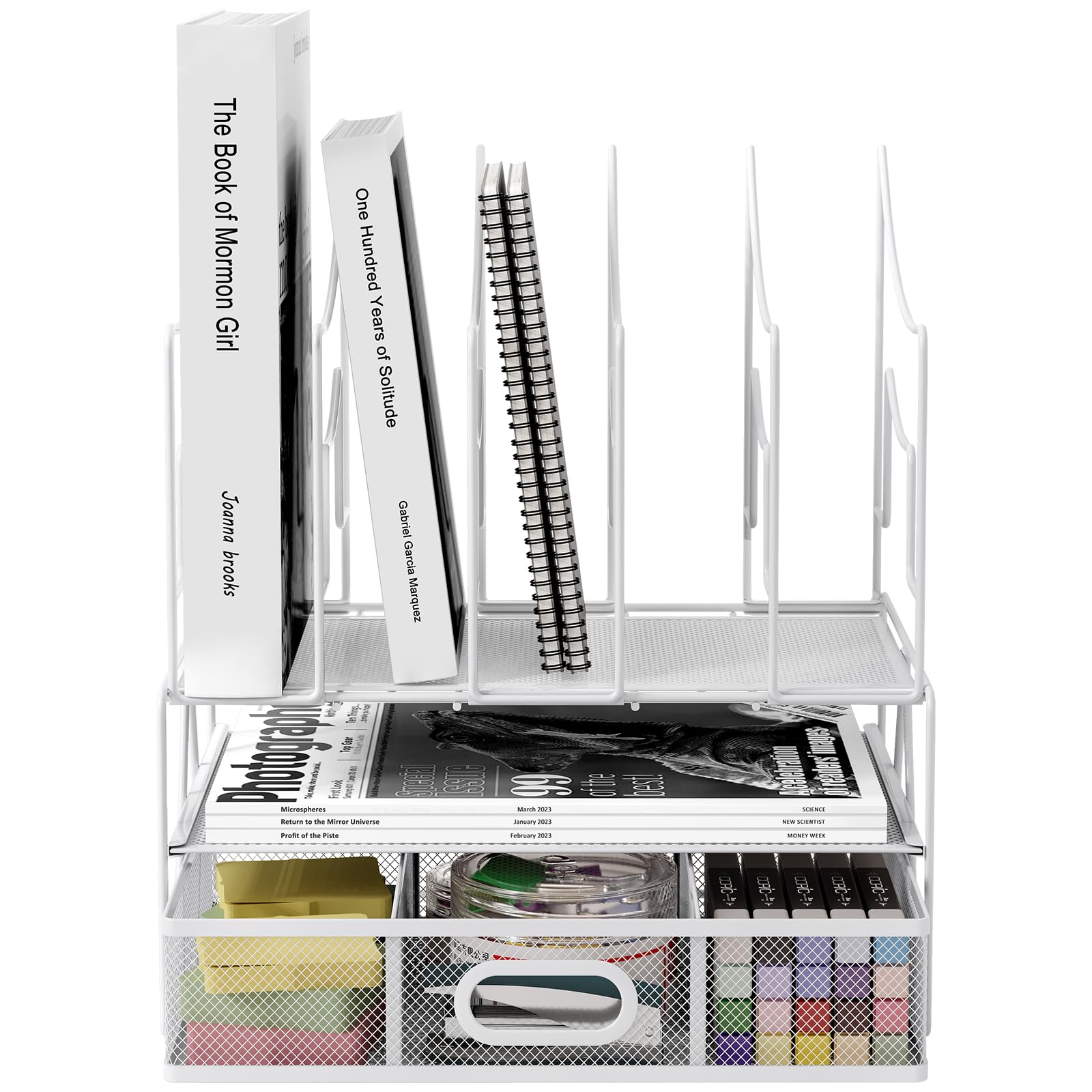 EasyPAG 3-laags Desktop A4 Kantoor Mesh Lade Bureau Opgeruimd