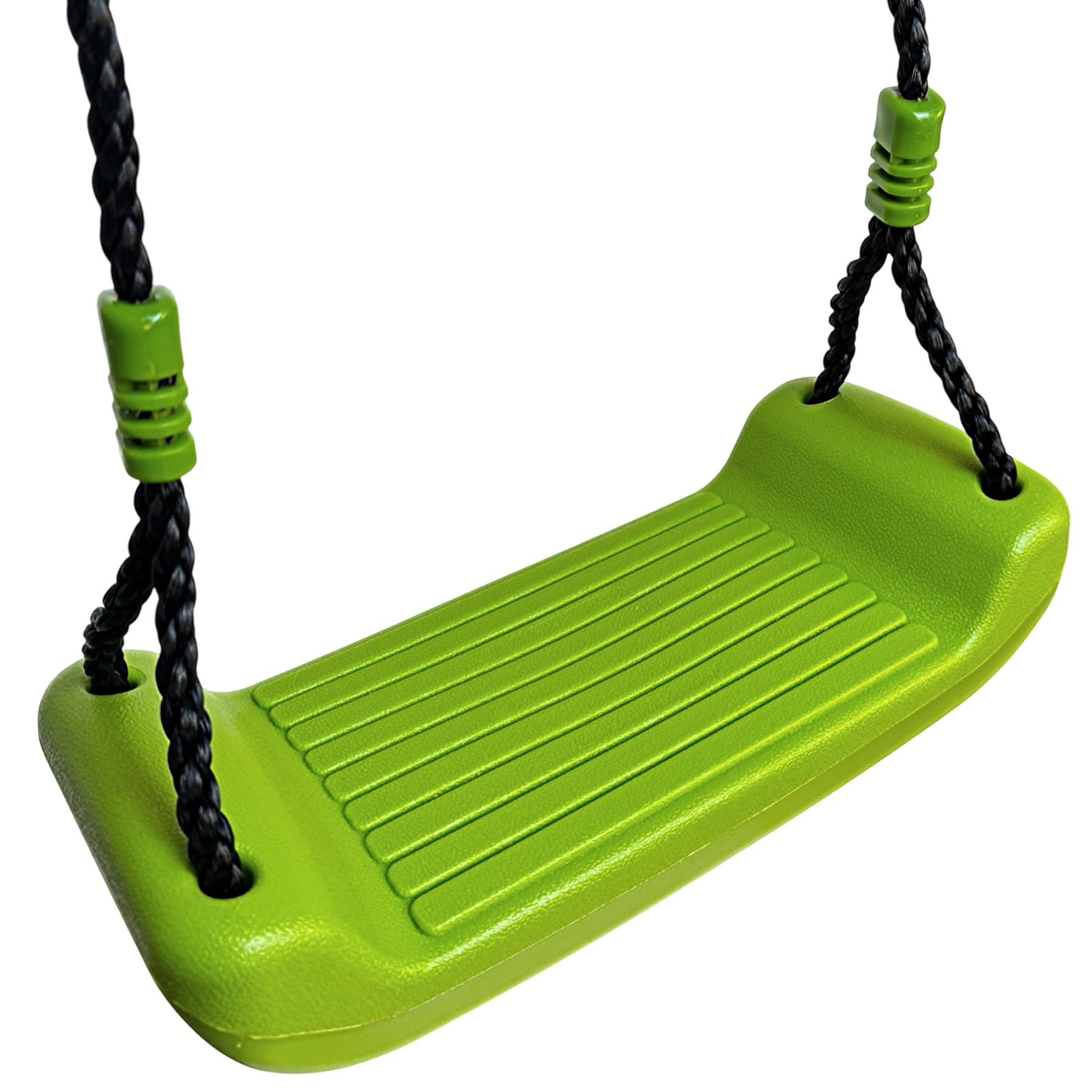 Siège de balançoire en plastique, balançoire à planche pour enfants, pour aire de jeux dans le jardin, cabane de jeu pour enfants, accessoires de structure de balançoire, planche à bascule (vert pomme