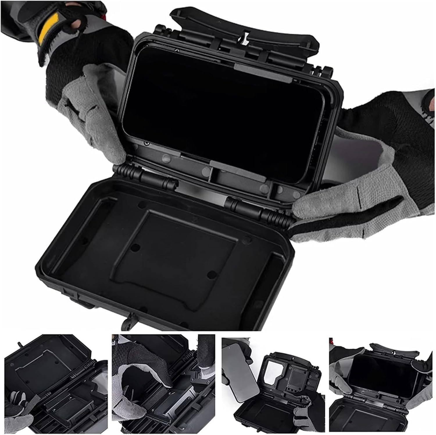 Tactical MOLLE Mobile Phone Box and Hunting Navigation Board | Outdoor Equipment Case for CS, Airsoft, Paintball, WarGame and Tactical Gear
