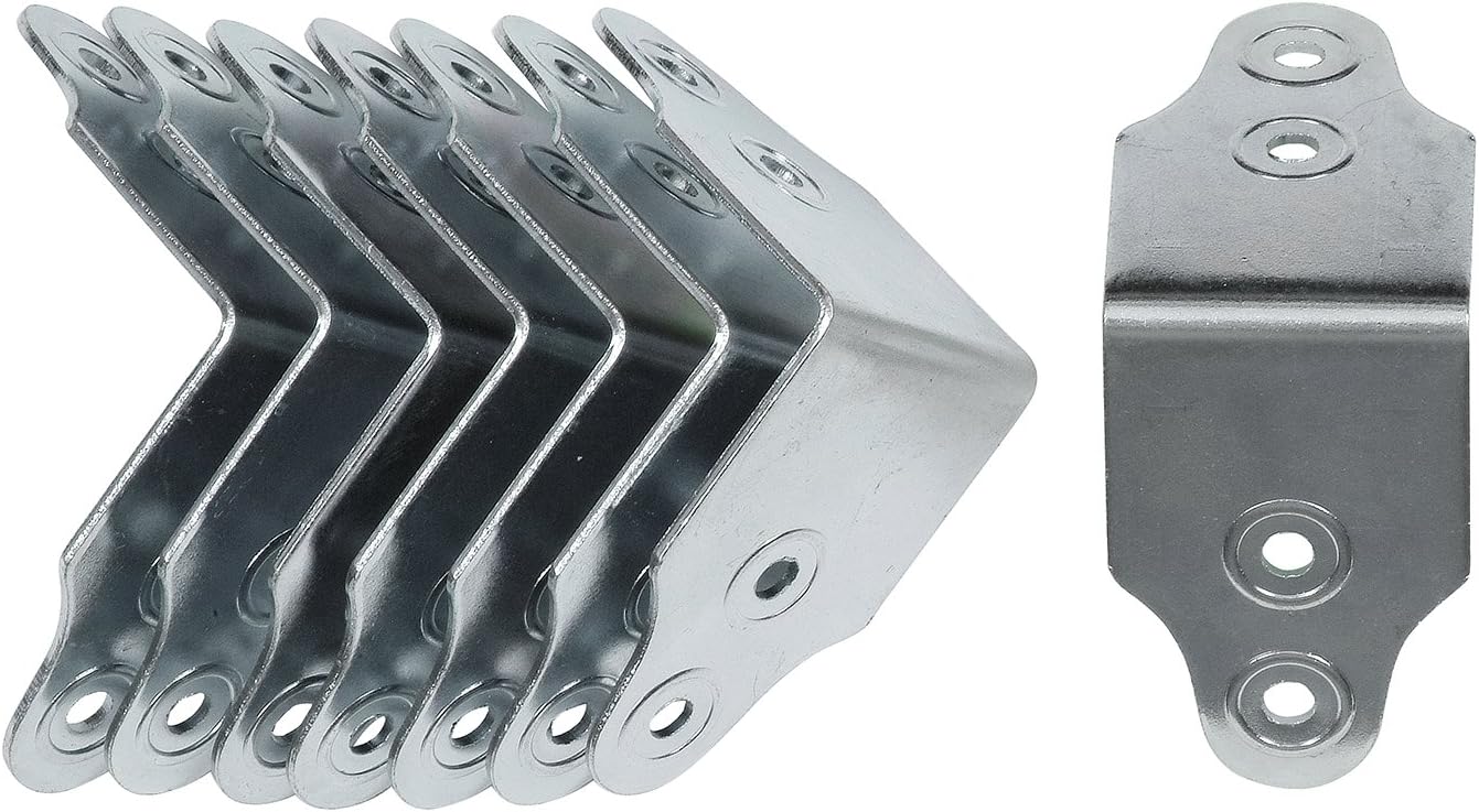 Reliable Hardware CompanyRH-1722-8-A Road Case Clamp, Large Size, 4-Hole, Zinc with Rivet/Screw Protector