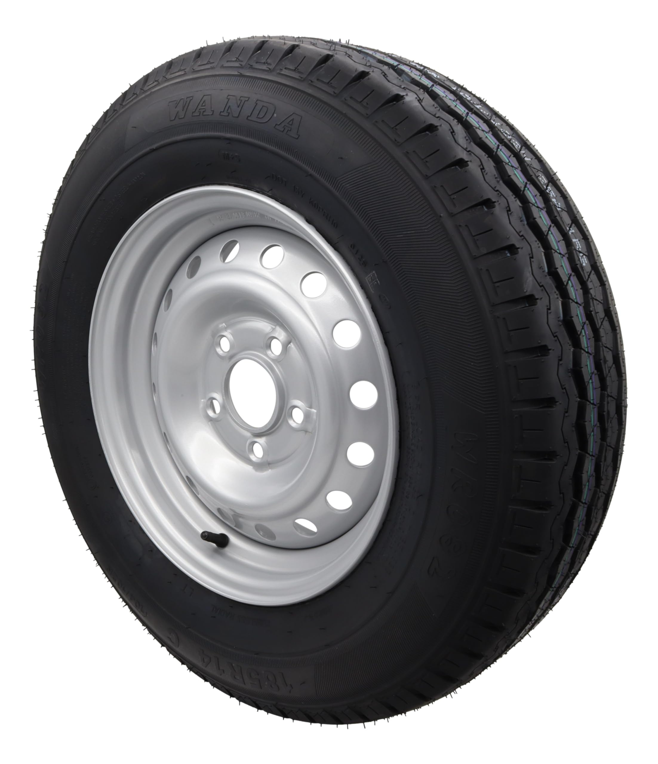 Ruota completa, 185R14C, 112 x 5, 900 kg, ruote da 14", 185/14 R 14 C, per rimorchio e trailer