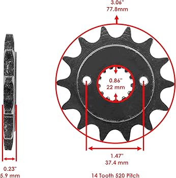 Amazon.com: Caltric Green Drive Chain And Sprockets Kit Compatible Amazon.com: Caltric Green Drive Chain And Sprockets Kit Compatible