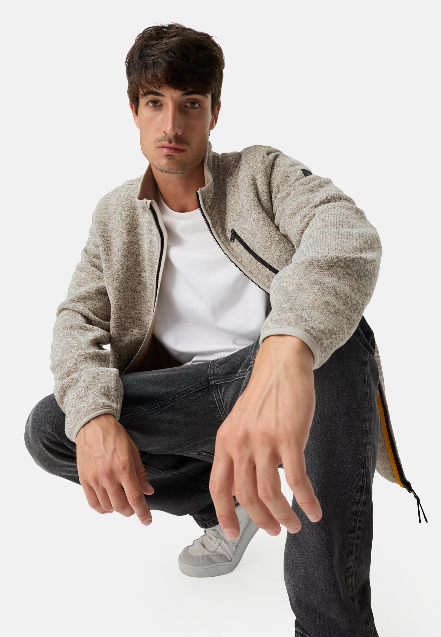 camel active Knitted Fleecejacket