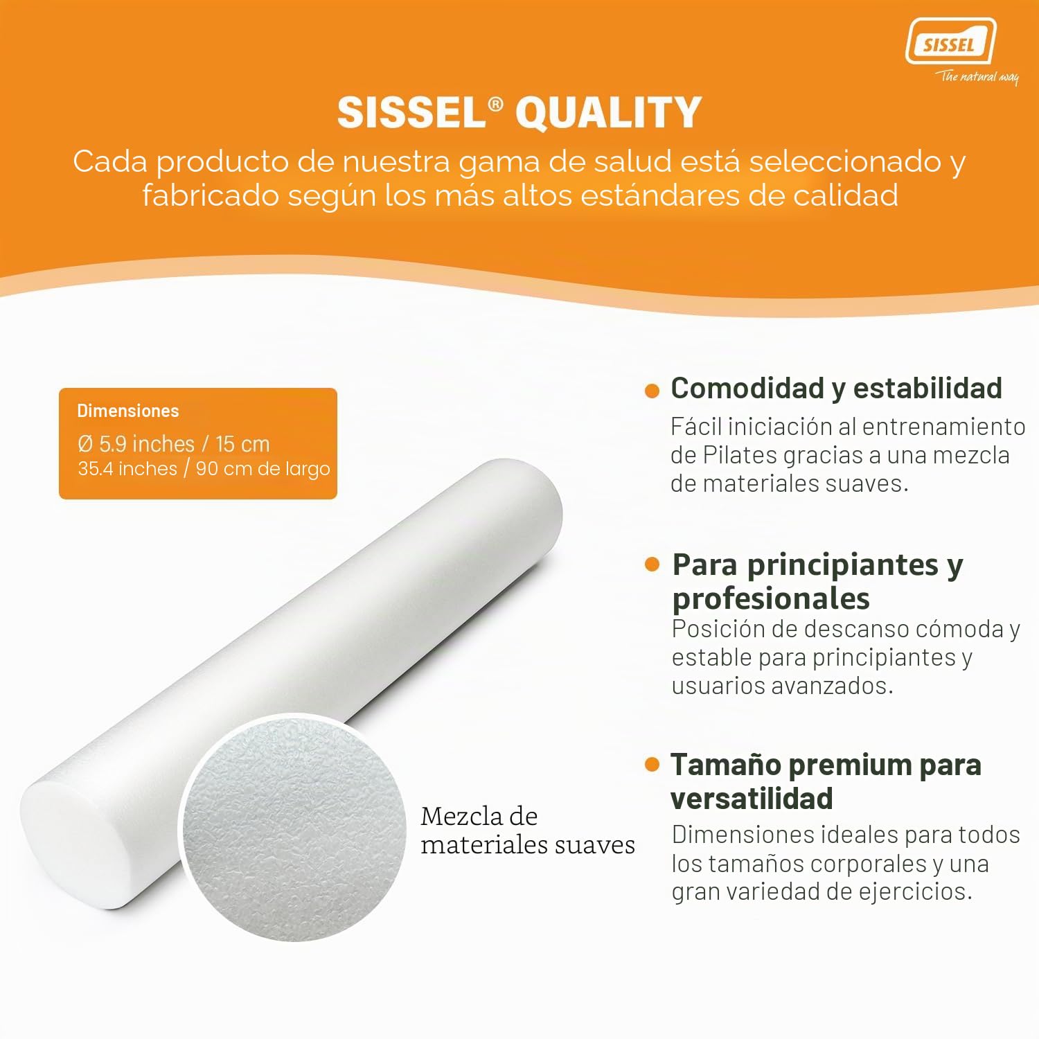 Sissel - Rodillo para Pilates