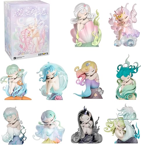 52TOYS Sleep Sea Elves Series - 1 figura de acción coleccionable de juguete para decoración de escritorio de 3.3 pulgadas, regalo para fiestas de
