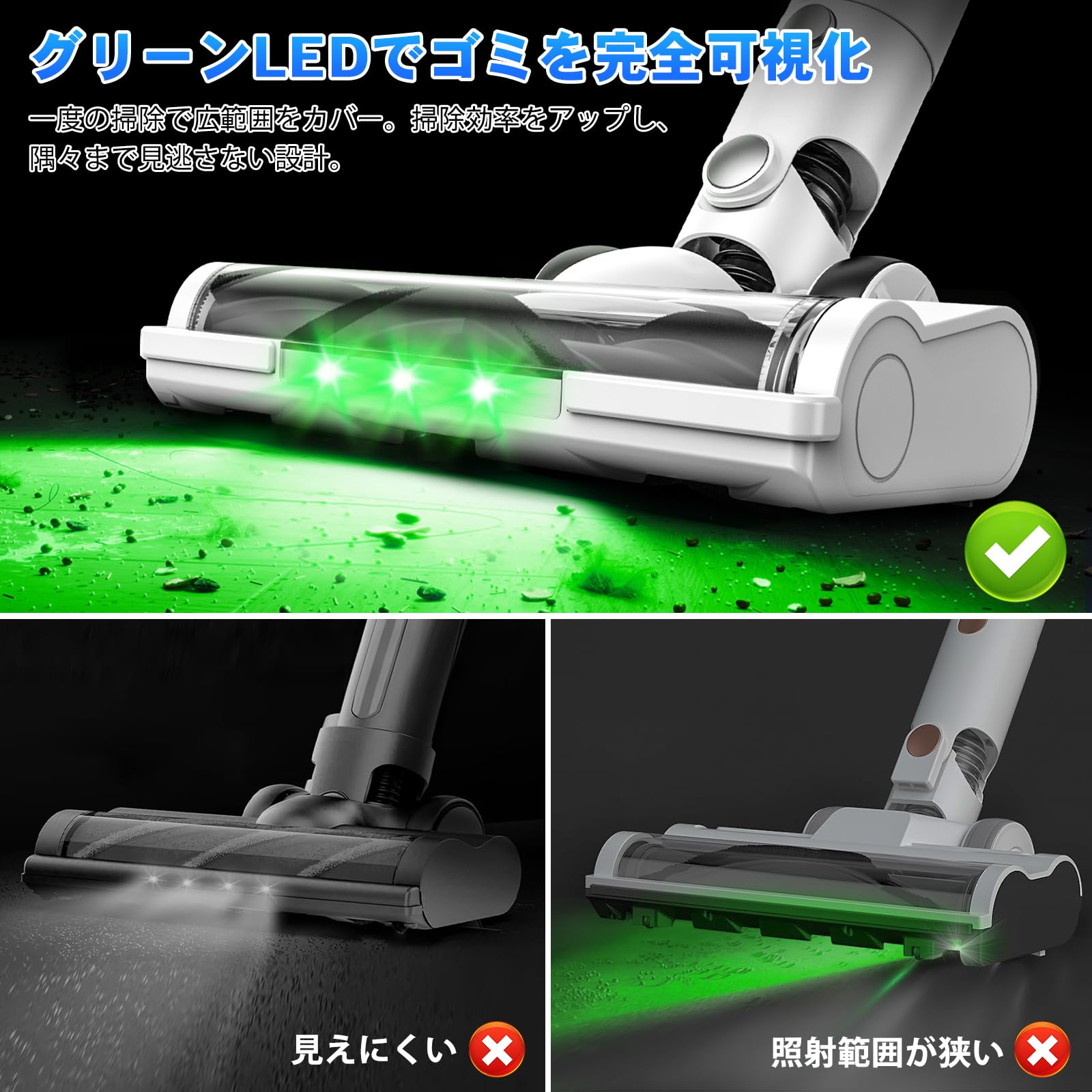 掃除機 コードレス コードレス掃除機 サイクロン式 液晶ディスプレイ 2WAY Amazon.co.jp : Laresar コードレス掃除機 LEDディスプレイ付き