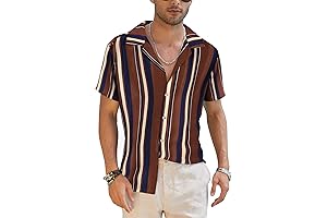 Premium Linen Mens Vintage Button Down Shirts