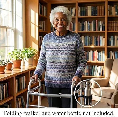 Miniatura 2 de NOVA Medical Products Portavasos para caminantes con tubo redondo estrecho