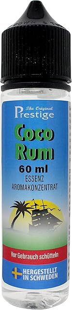 Gert Strand AB The Original Prestige Coco Rum Essence 60 ml  Classic Flavour for Commercial or Home Brewing, Cocktail Mixers, Cooking, and More
