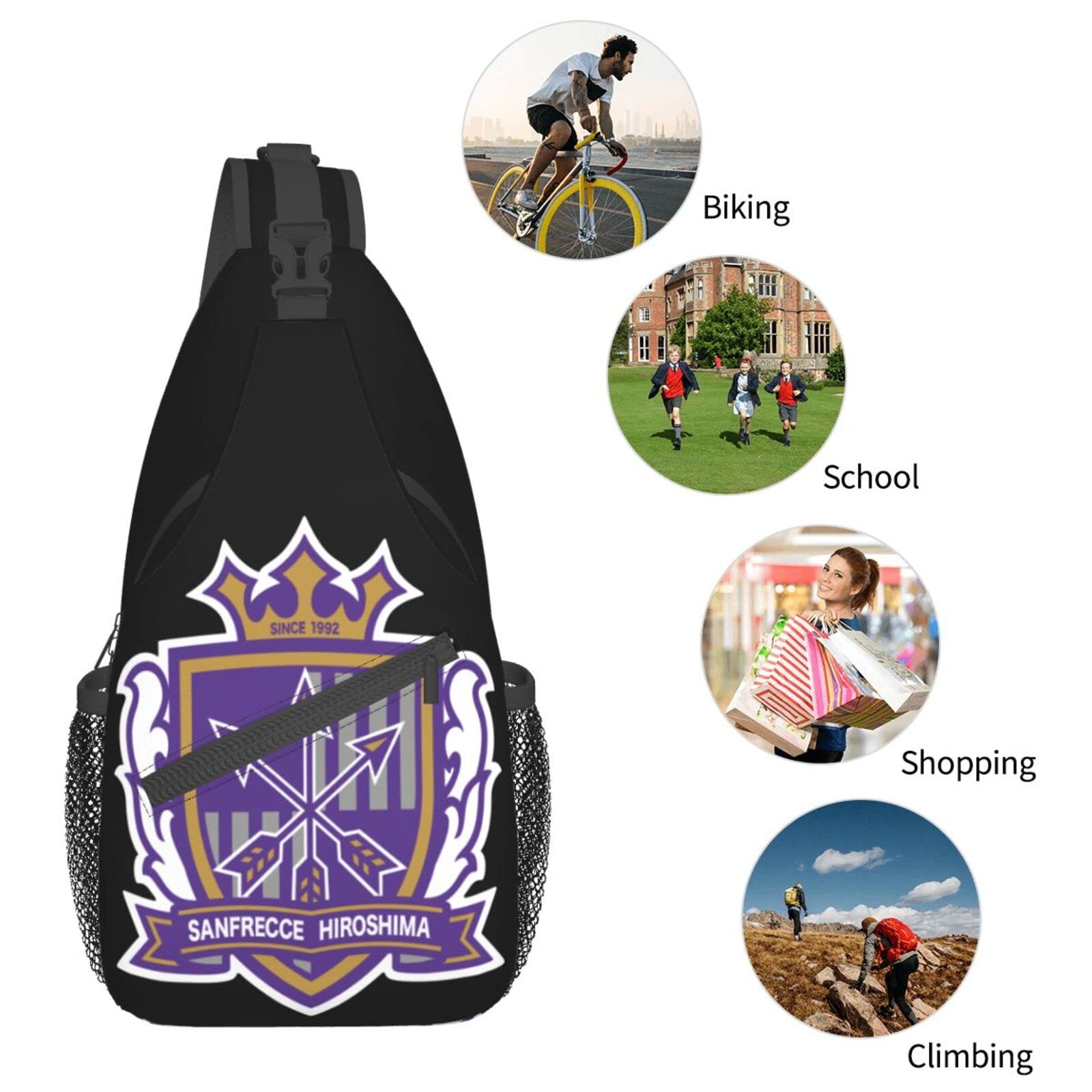 Amazon.co.jp: サンフレッチェ広島 斜めがけバッグ シングルショルダー