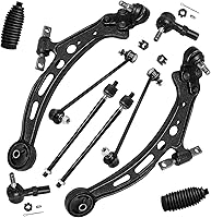 Vista 1098 de Detroit Axle - Kit de suspensión frontal de 10 piezas para Dodge Avenger 2008-2014, Chrysler Sebring 2007-2010, 2 brazos de control inferiores, 2