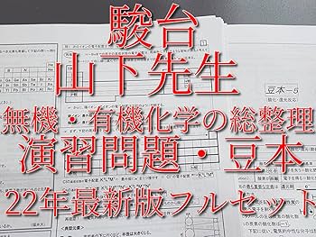 Amazon | 駿台 22年 山下先生 無機有機化学の総整理 プリント