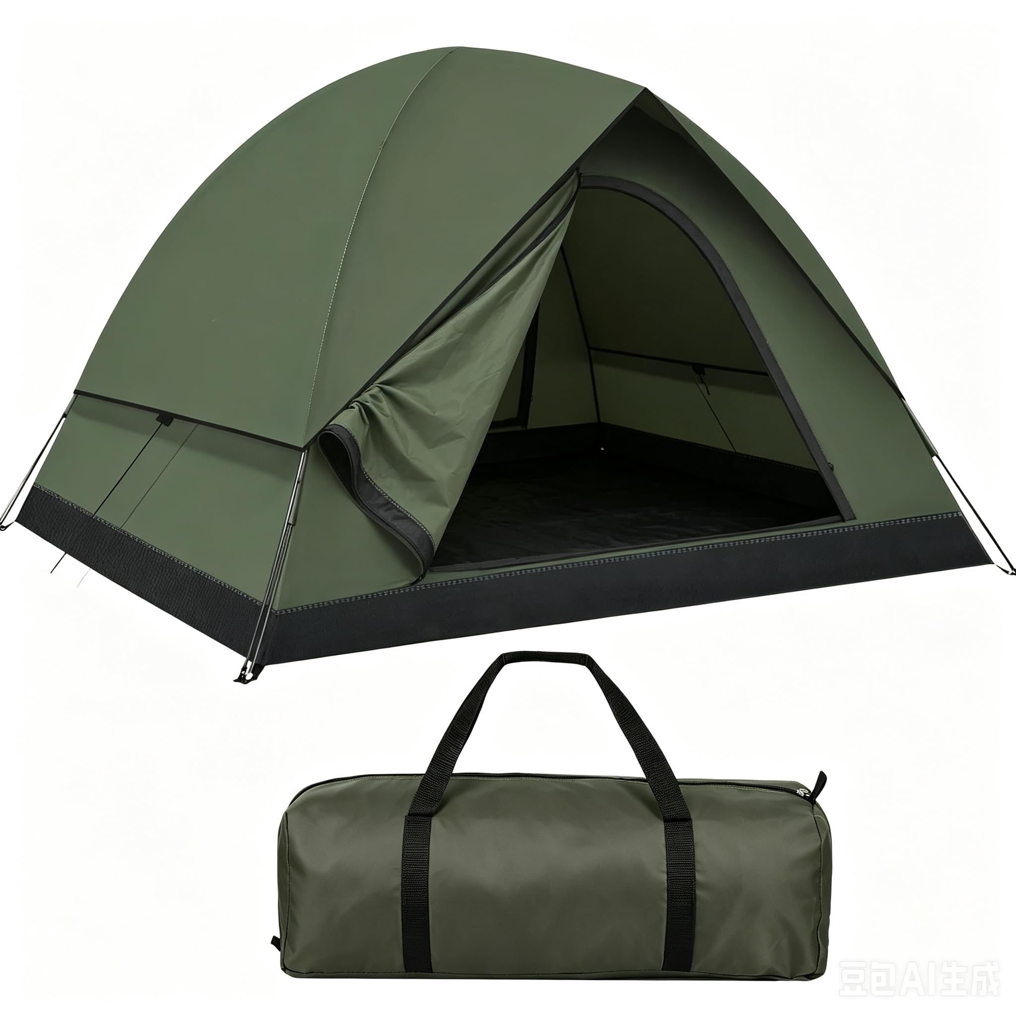 Zelt 3-4 Personen Camping Zelte Ultraleichte Kuppelzelt 2-5 Jahreszeiten Wetterfest Zelt Winddicht Wasserdicht mit Abnehmbare Außenzelt Klein Leicht Perfekt für Wandern Backpacking Camping Familien
