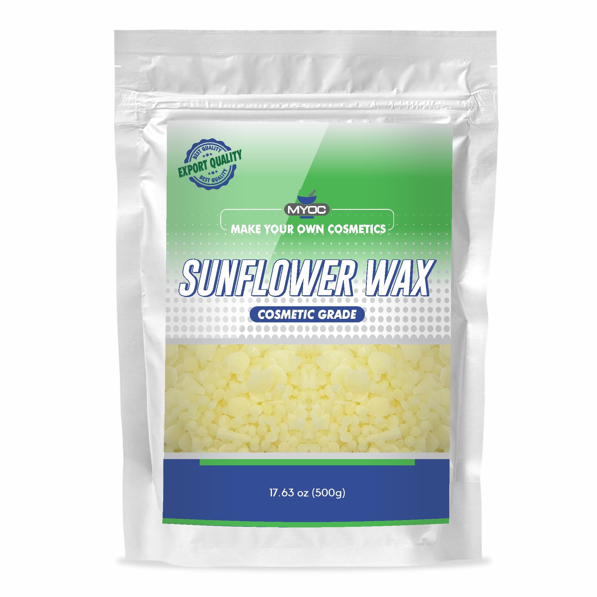MYOC Sunflower Wax – Natural Cosmetic Grade | Ideal for DIY Lip Balms, Creams, Lotions, Soaps & Cosmetic Formulations | 500 g (17.63 oz)-image-26