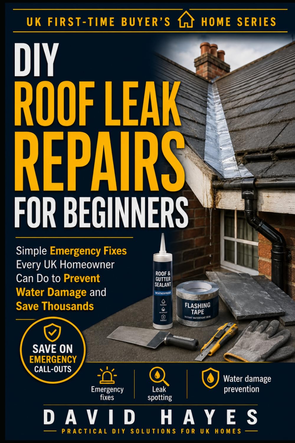 DIY Roof Leak Repairs for Beginners: Simple Emergency Fixes Every UK Homeowner Can Do to Prevent Water Damage and Save Thousands (The UK First-Time Buyer’s Home Series)