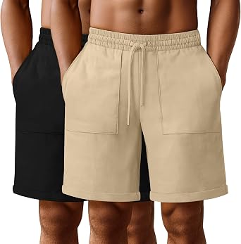 Neer 2 Pack Mens Big and Tall Shorts