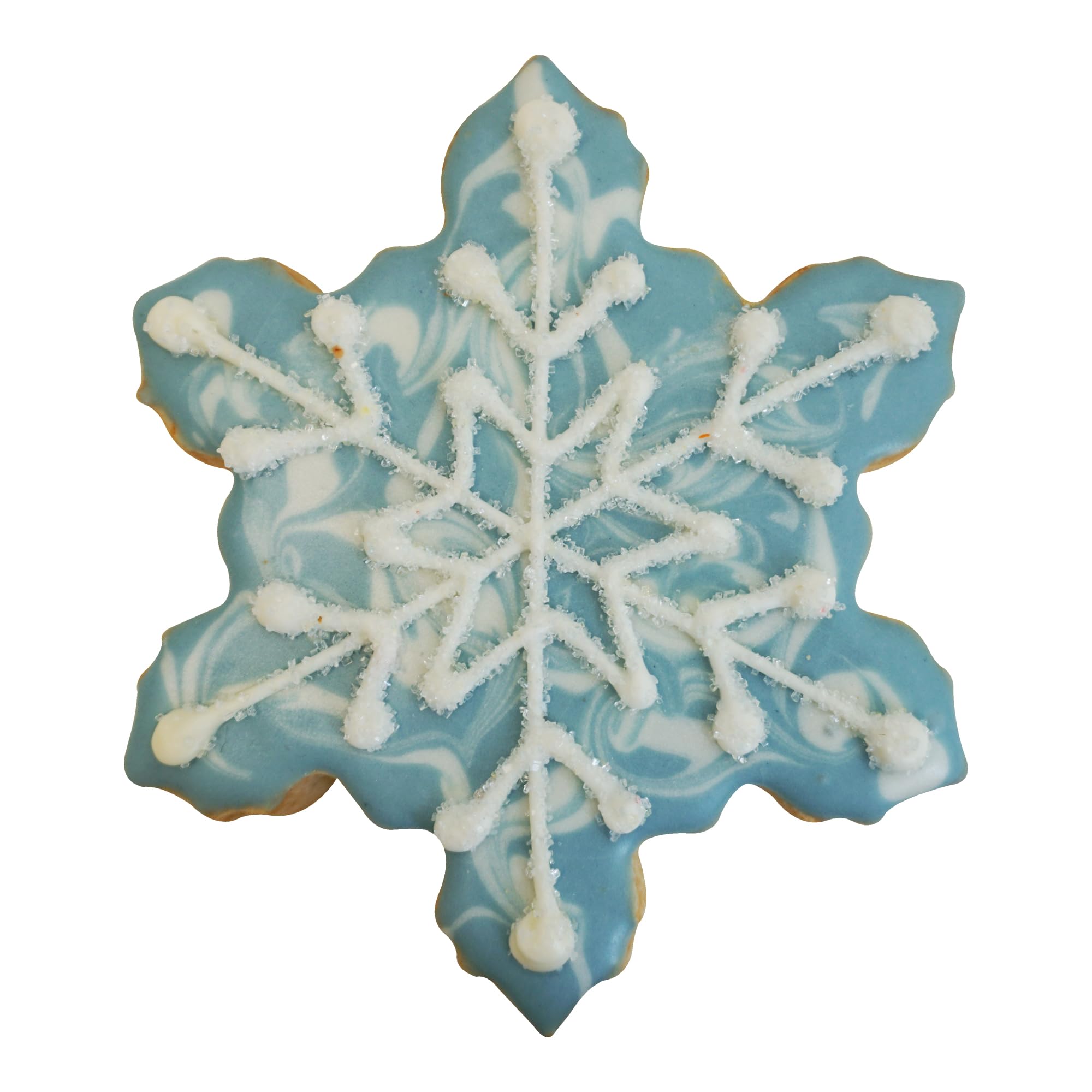R&M Snowflake - Cortador de galletas (10,16 cm, acero estañado)