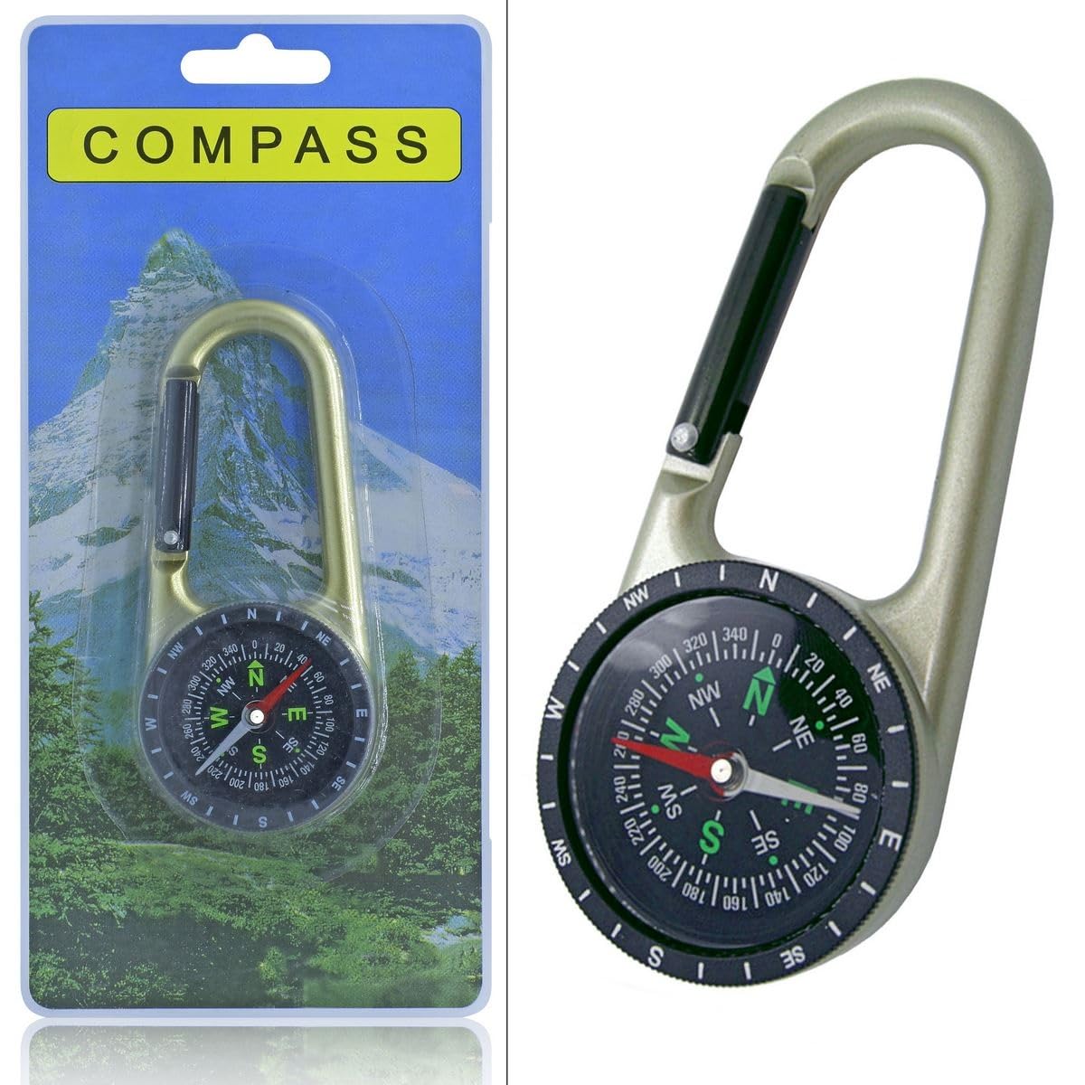 KRYTONE®Premium Magnetic Compass 2-in-1 Metal Hook Big 40 for Geometry & Measurement-image-37