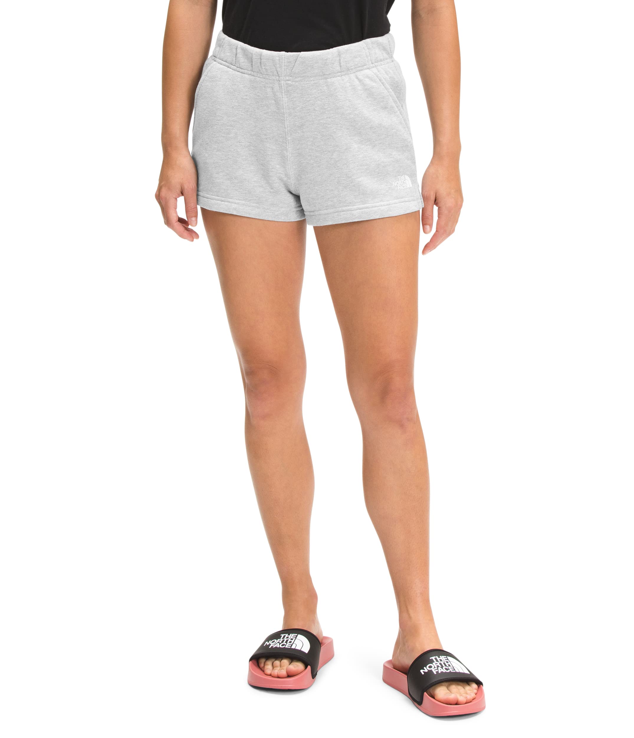 THE NORTH FACE Women's Half Dome Logo Fleece Short (Standard and Plus Size) 3XL Tnf Light Grey Heather 2