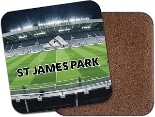 Willow Gifts St. James' Park Stadium Coasters Football Ground Cork Backed Memorabilia Gift for Toon Army Fans Footie Lover...
