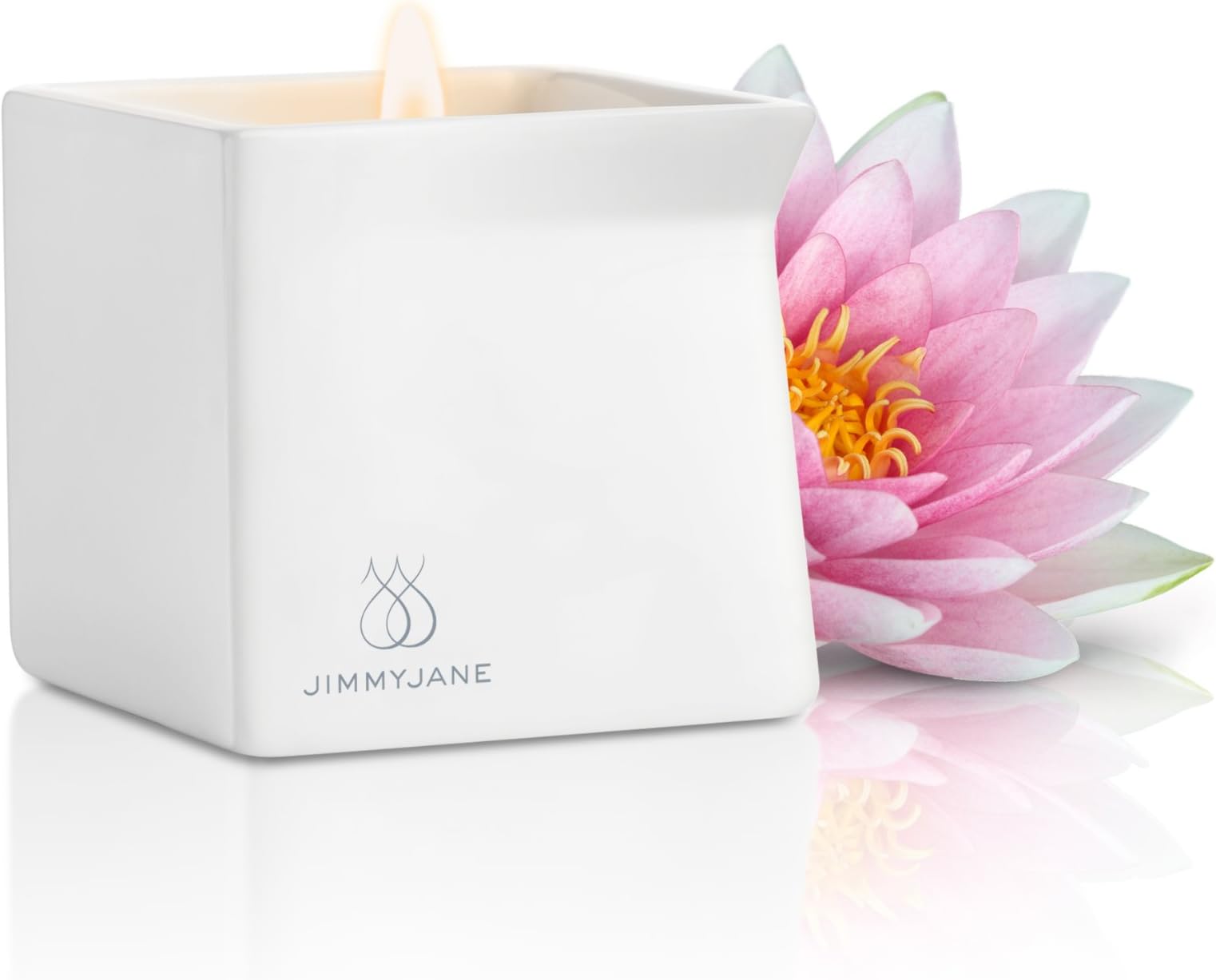 Jimmy Jane Afterglow Candle Pink Lotus Massage Oil