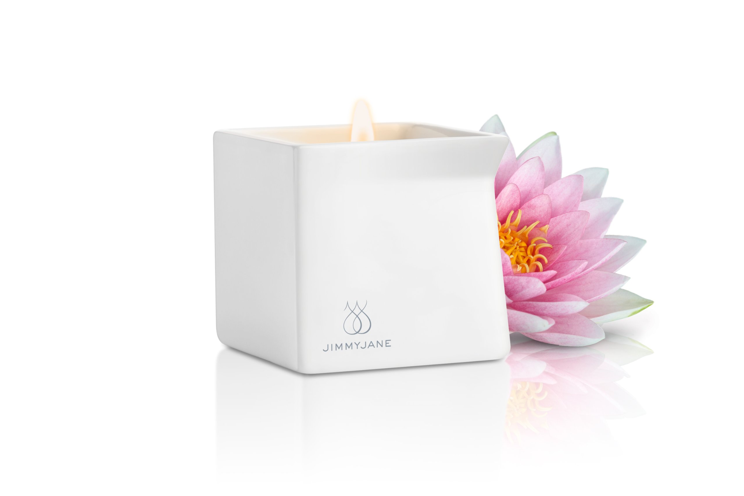 Jimmy Jane Afterglow Candle Pink Lotus Massage Oil