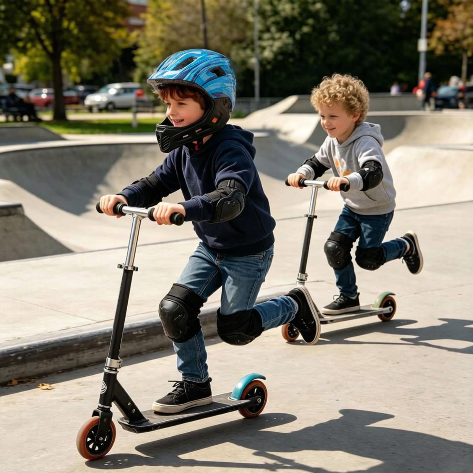 Casco Bambini Vestibilità Regolabile Traspirante | Casco Da Ciclismo per lo Skateboard, il Pattinaggio, l'Arrampicata, il Monopattino, il Ciclismo, lo Sci, per i Bambini,