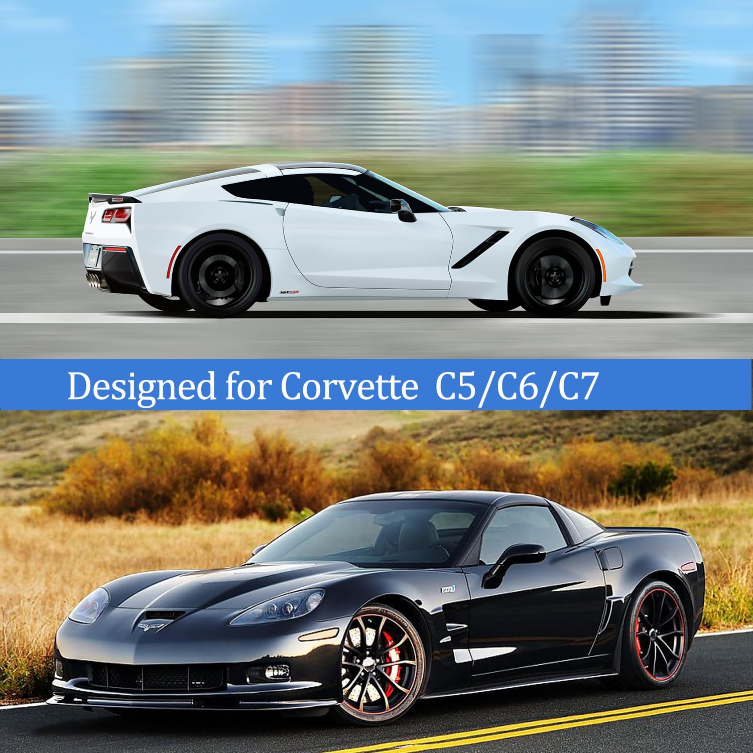 Funda de coche para interiores Corvette C7 C6 C5 C4, lujosa funda de satén suave y elástica, transpirable, a prueba de polvo, para garaje subterráneo, exhibición de autos
