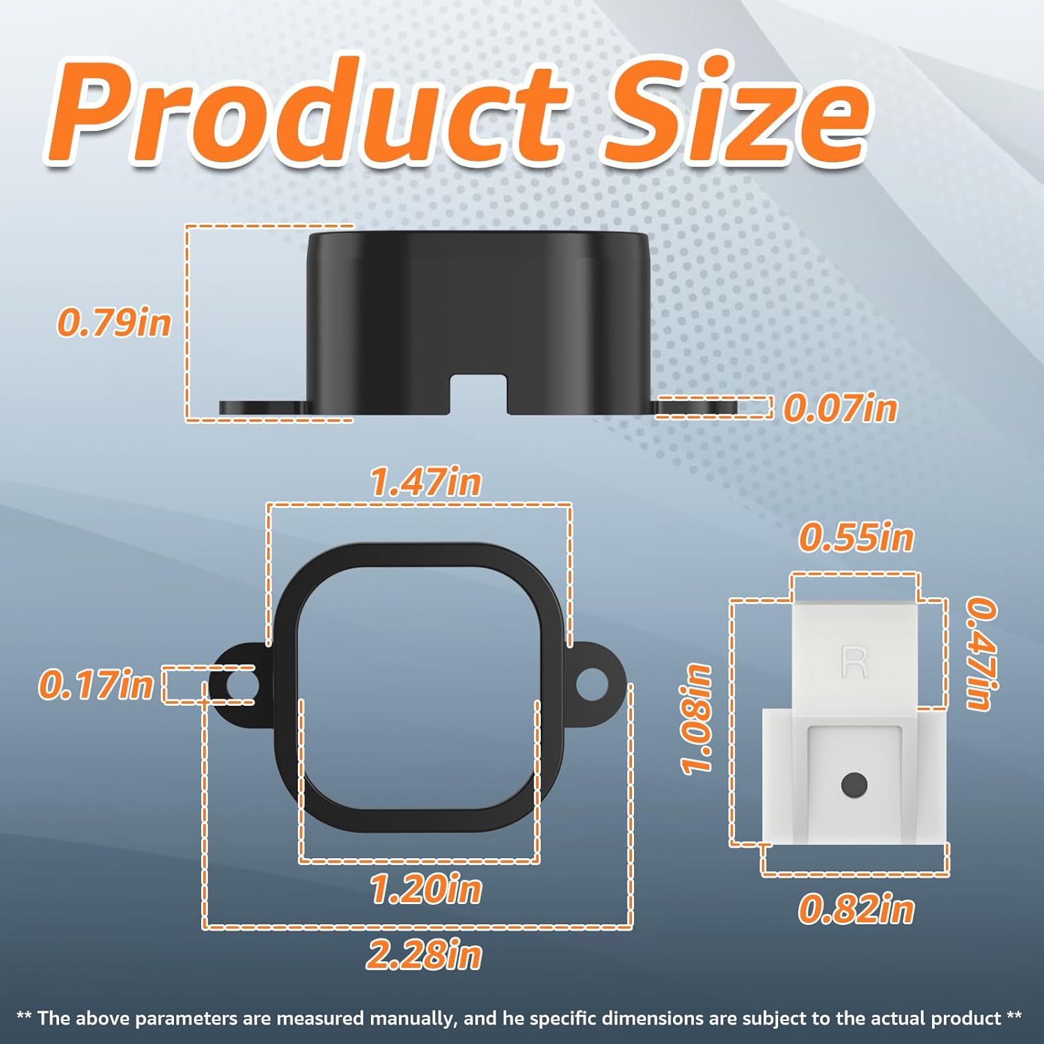 Mounting Brackets Kit for Govee Permanent Outdoor Lights Pro, 90PCS Light Clips & Tape Screw Clips for Govee Outdoor Lights H706A H706B H706C Extension Cord, Replaces 3M Adhesive - Black