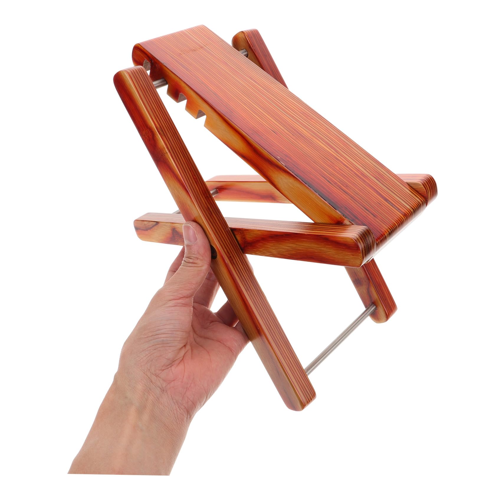 BESPORTBLE Sgabello in Legno per Chitarra Poggiapiedi Pieghevole Regolabile per Musicisti Supporto per Chitarra Classica e Acustica