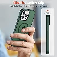 Vista 333 de SUPFINE Funda magnética para iPhone 11 (compatible con MagSafe) (protección contra caídas de grado militar), translúcida mate a prueba de golpes