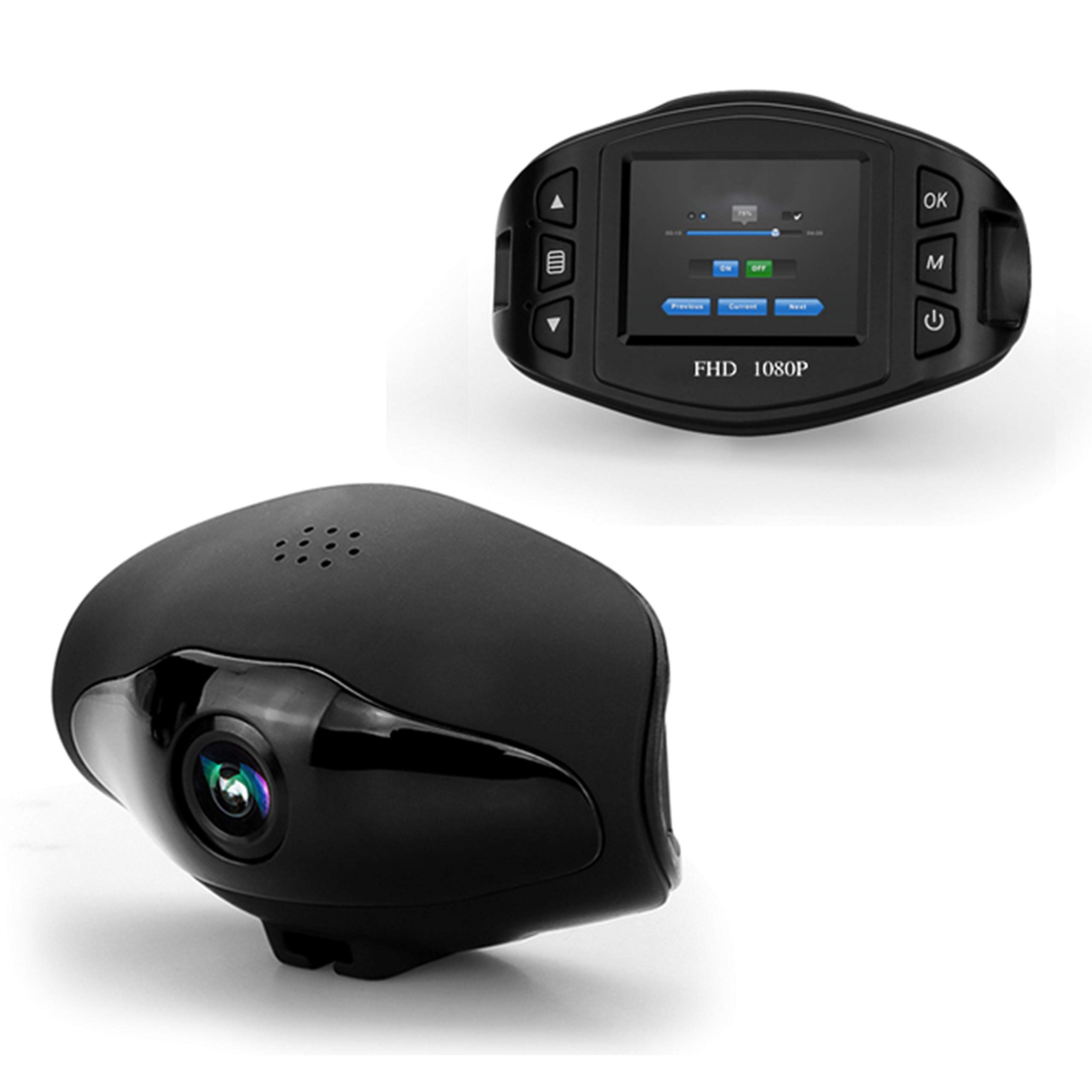 Dash Cam 1080P ad alta definizione con 3 lenti, registratore di guida