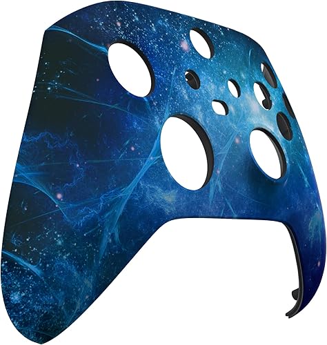 Miniatura 5 de eXtremeRate Custom Shell for Xbox Series X & S Controller, Blue Nebula Replacement Cover Front Housing Cover for Xbox Core Controller Wireless