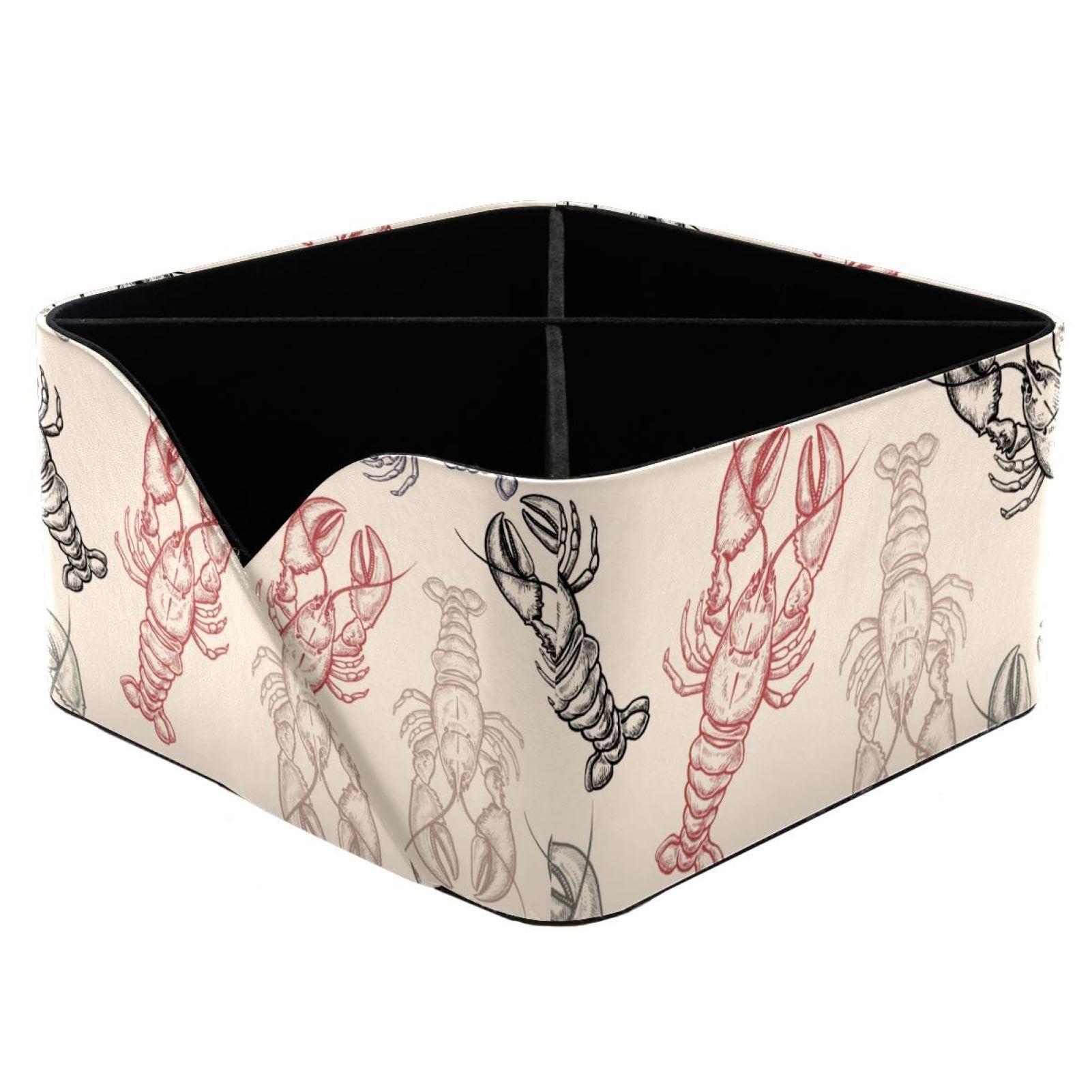 Organiseur de bureau homard à 4 compartiments pour stylos