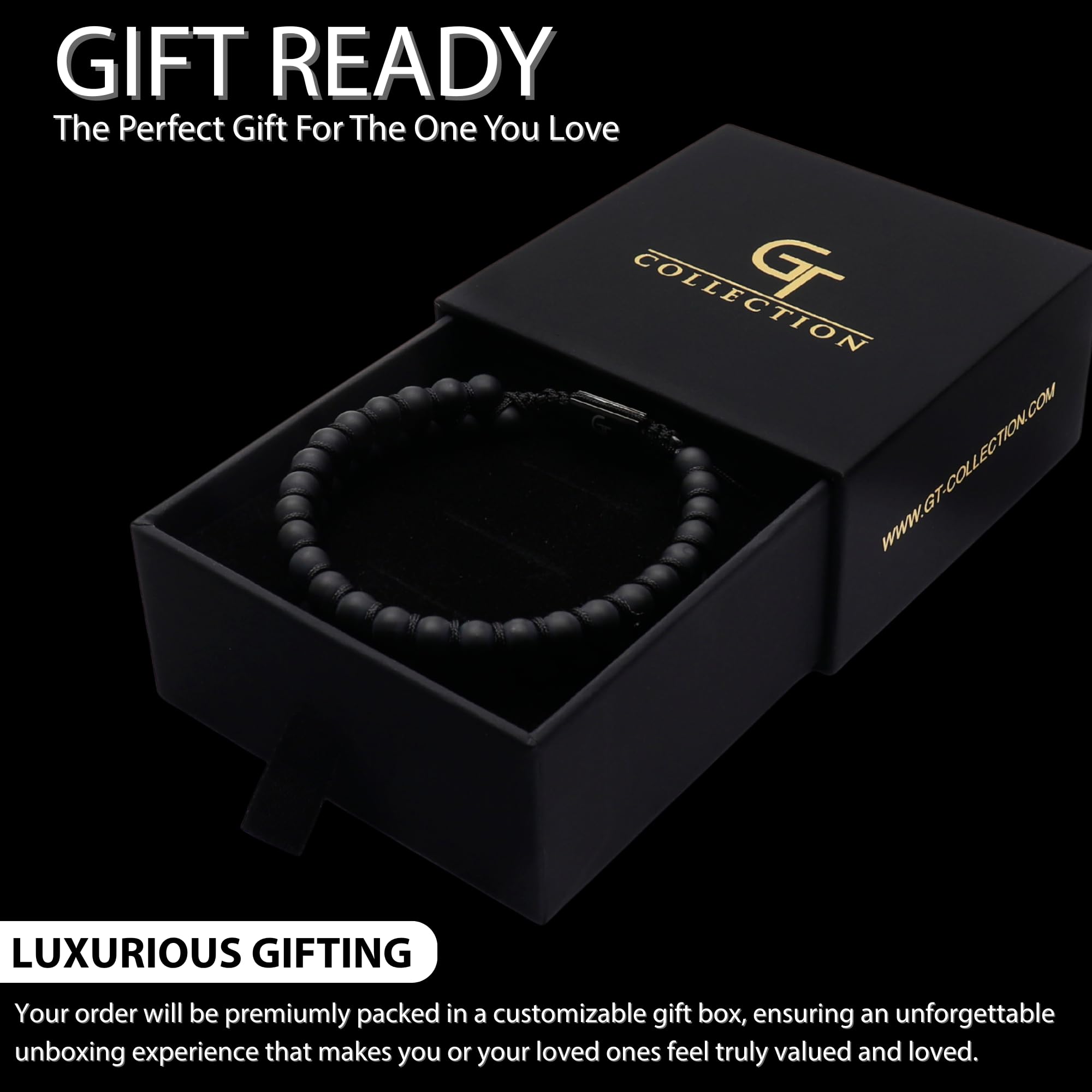 GT collection Herren-Doppelperlenarmband
