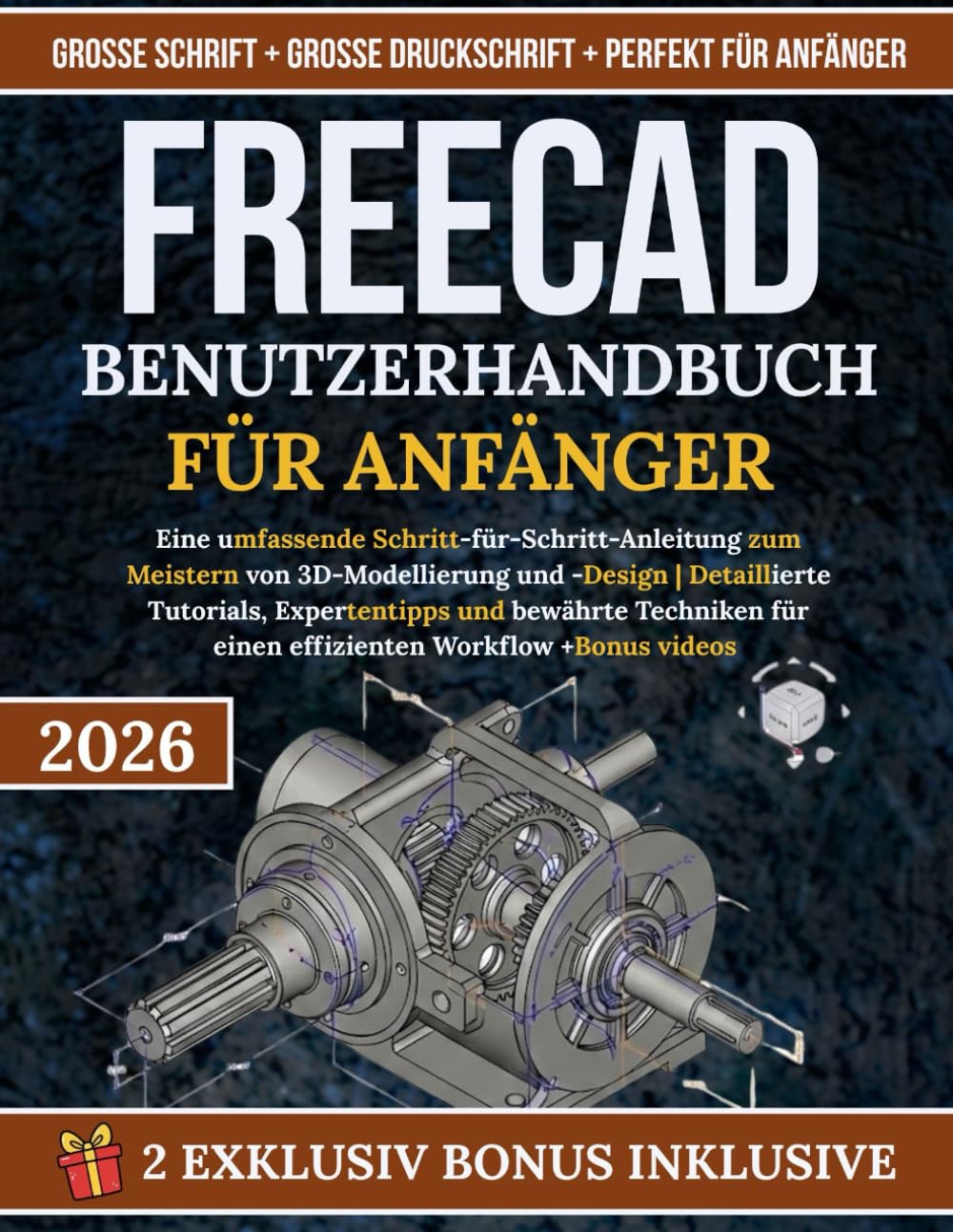 FreeCAD Benutzerhandbuch Für Anfänger: Eine umfassende Schritt-für-Schritt-Anleitung zum Meistern von 3D-Modellierung und -Design | Detaillierte ... für einen effizienten Workflow +Bonus videos