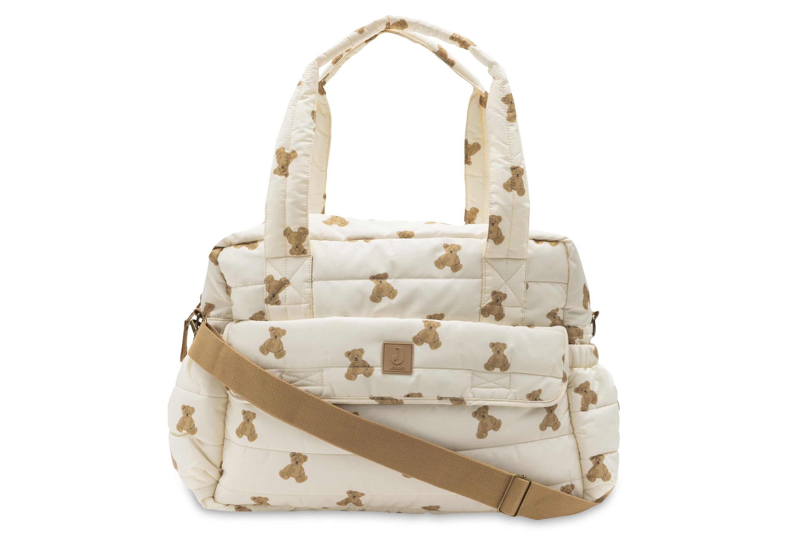 Jollein Sac à langer Mini Teddy Bear - 42 x 30 x 18 cm - polyester recyclé - déperlant et facile d’entretien