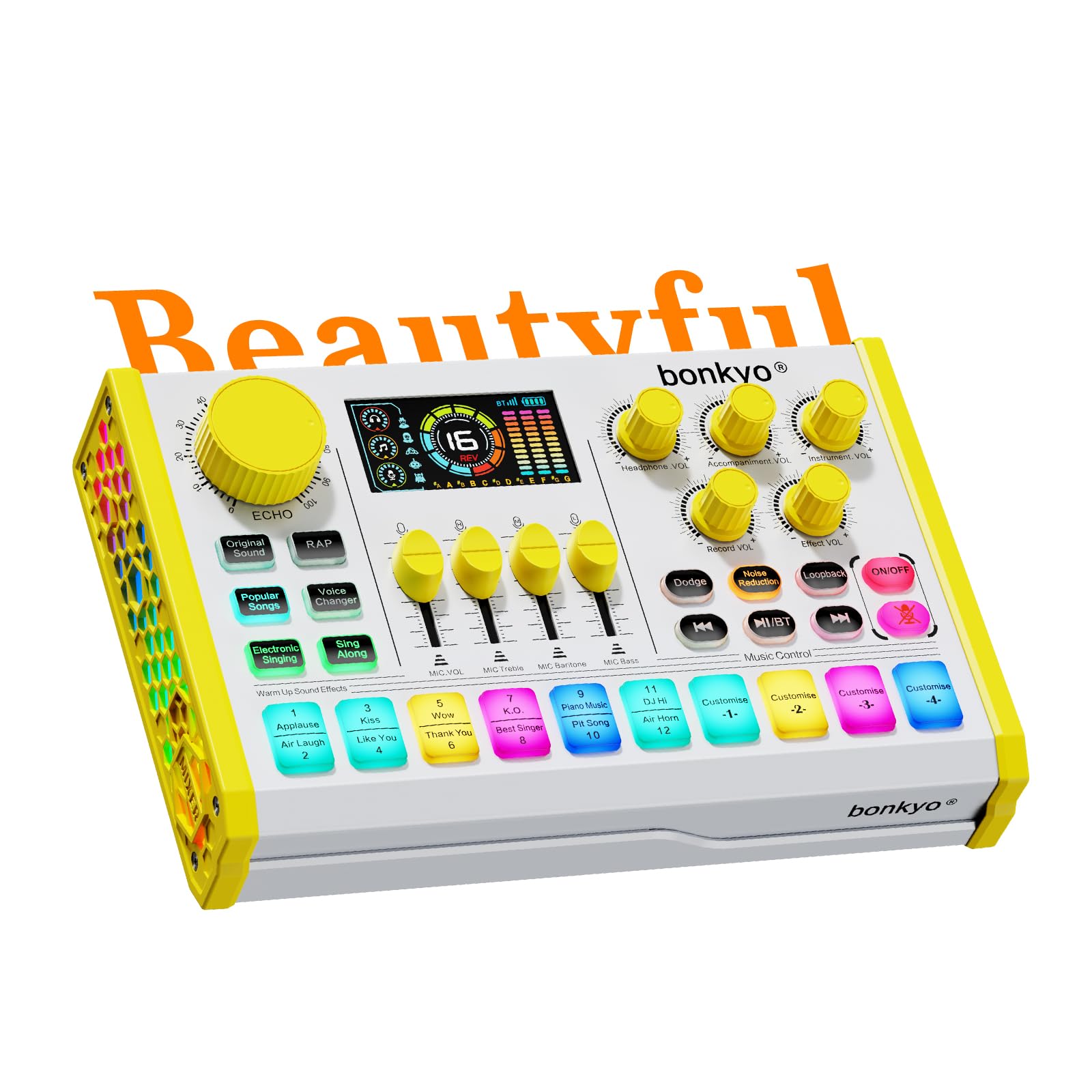 Amazon.com: Z10 Live Sound Card, Professional Audio Mixer, Voice