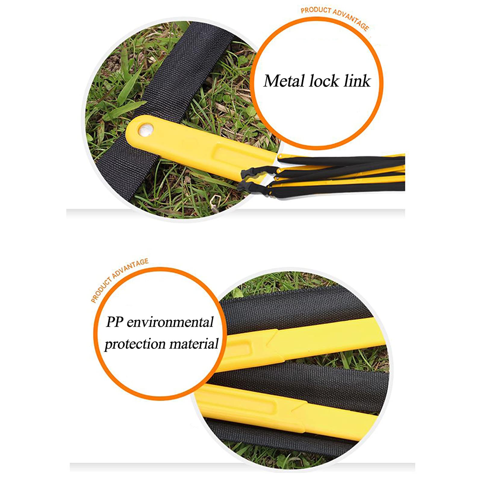 Scala for Allenamento velocità Agility in PP con Coni | Scala for allenamento di velocità con coni 2,55-5,1 m for lo sport