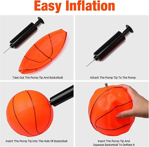 Miniatura 3 de Halloscume Juego de 15 pelotas deportivas para niños pequeños, bolas deportivas de goma, juguetes deportivos, pelotas de juegos infantiles, bolas