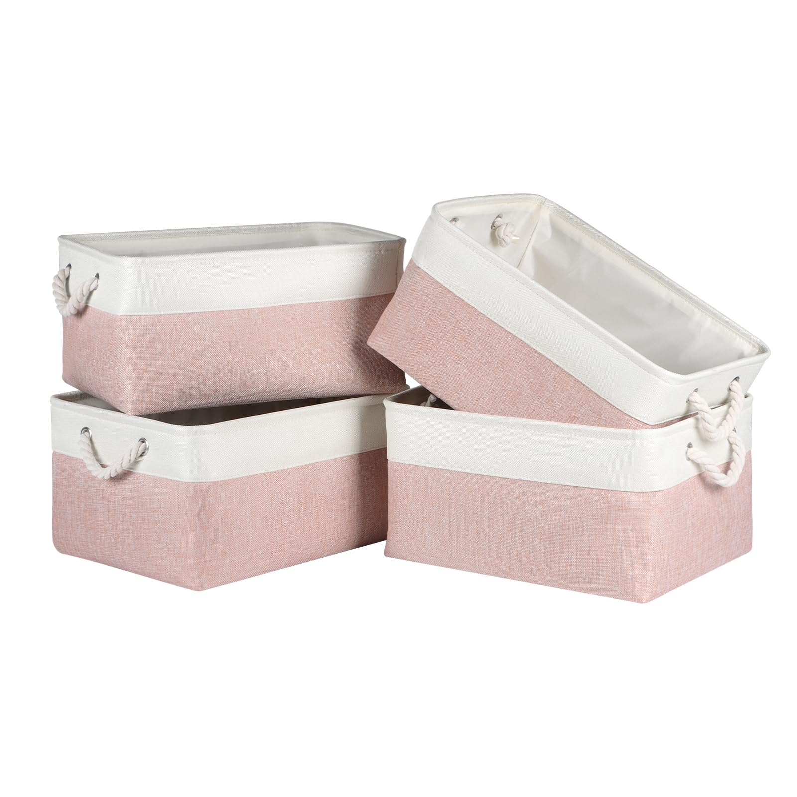 Latitude Run® Grands Paniers De Rangement En Tissu, Lot De 6 Bacs De