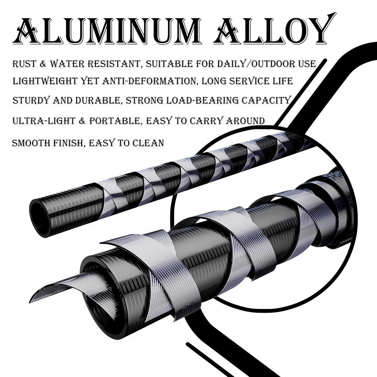 Elegante Bastón de Aleación, Bastón de Lujo de Dos Secciones para Caballeros, con Empuñadura en Forma de Cabeza de Águila, Ideal para Personas Mayores y Amantes de Las Actividades al Aire Libre.