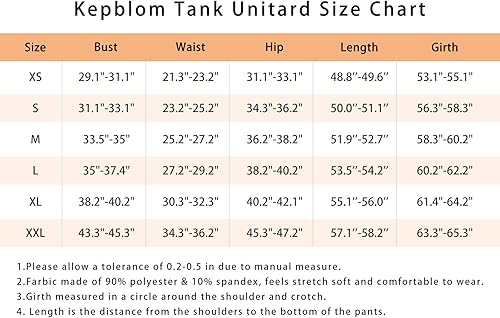 Miniatura 6 de Kepblom Enterizo sin mangas de una pieza para mujer para gimnasia y baile