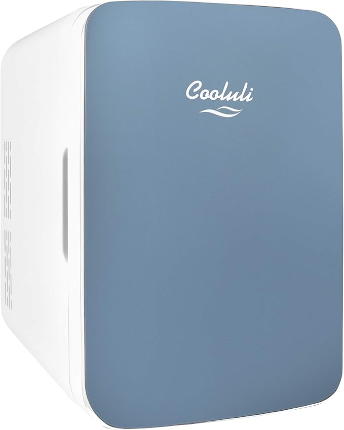 Cooluli 10L Mini Fridge for Bedroom Car, Office Desk & College Dorm Room 12v