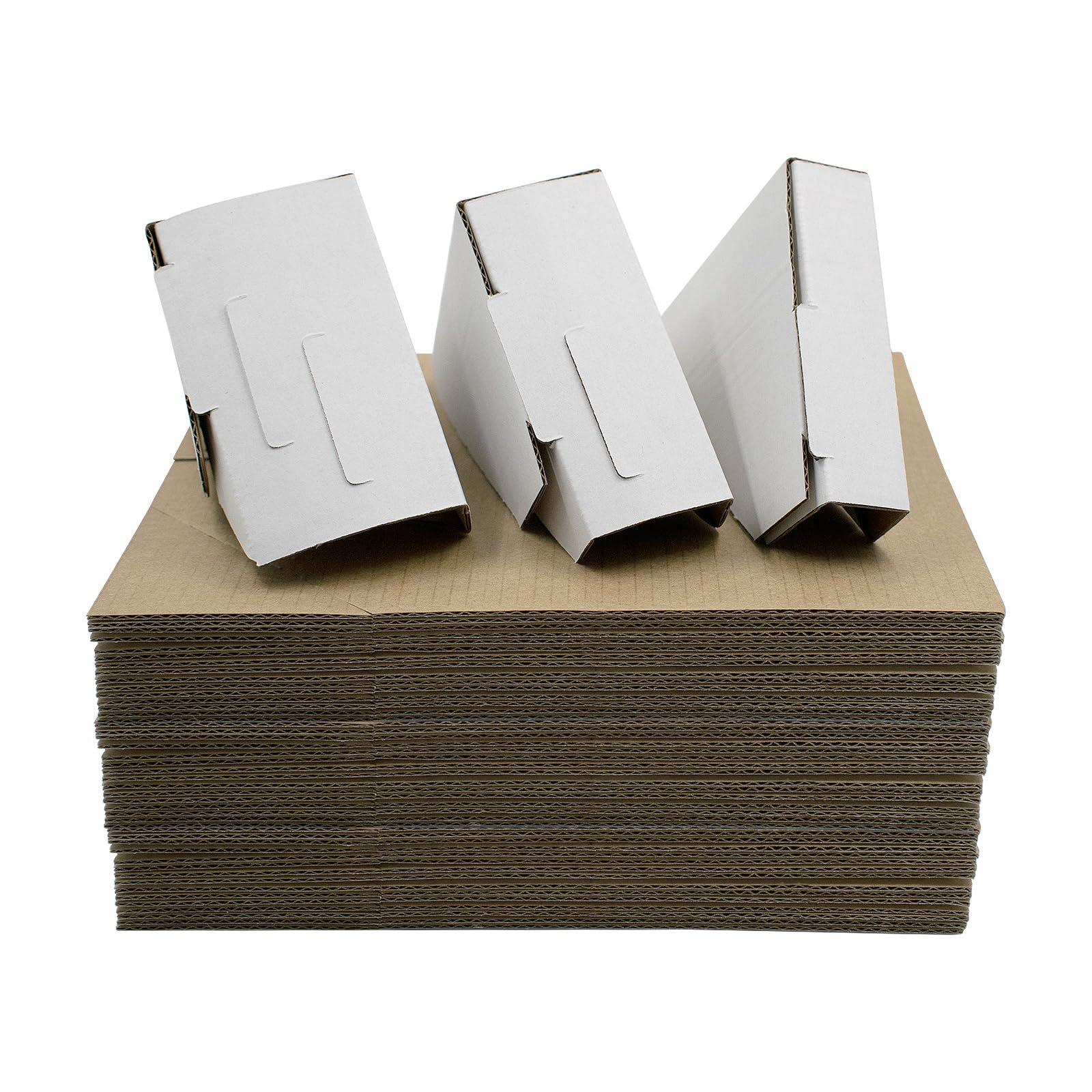 Golden State Art, 48 Pack Adjustable Cardboard Corner Protectors, Fits 1", 1.5" and 2.1" Frames, Edge Protectors for Shipping Paintings, Picture Frame